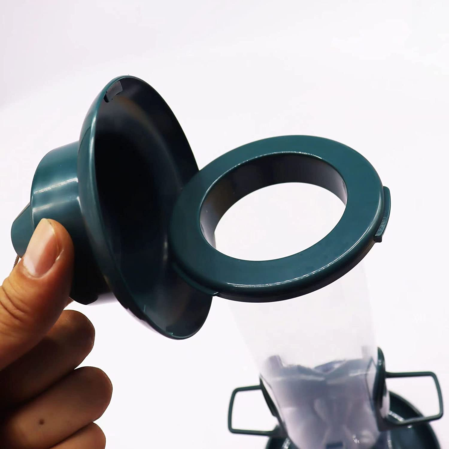 Wild Bird Feeder Plastic Bird Feeders for Outdoors Hanging Humming Bird Feeders for Garden Yard outside Decoration,Fits for Cardinals, Finches, Chickadees Etc.