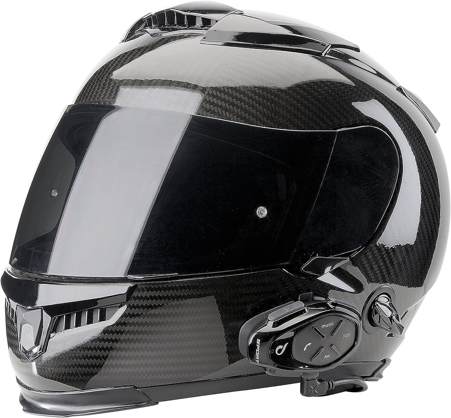 INTERPHONE Sport HD Single Intercom for Motorcycle Helmet with Headphones HD Hifi 40Mm 4 Motorcyclists Distance 1Km Autonomy 20 Hours Standby 1000 Hours TFT GPS Waterproof Universal image number 5