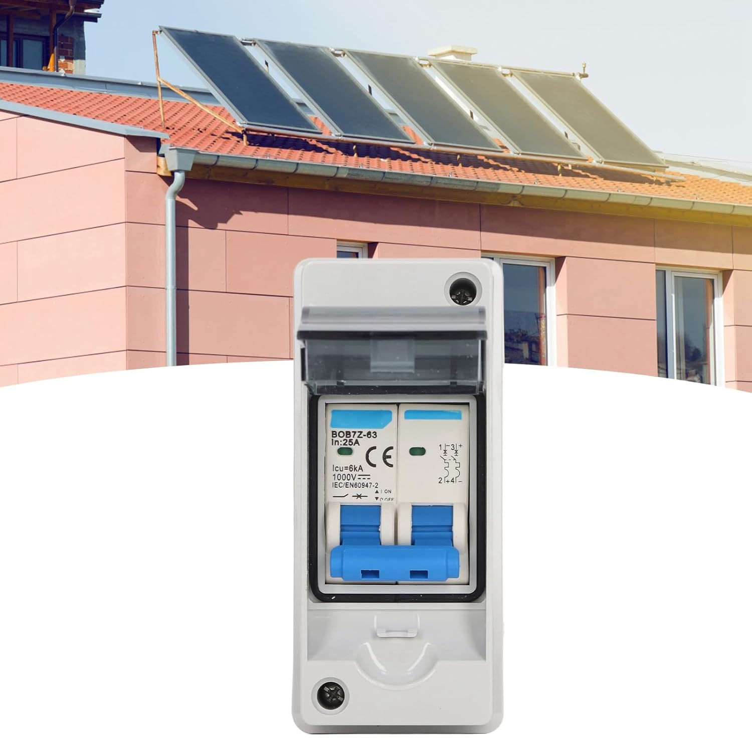 Dc Disconnect Switch Box Photovoltaic 25A Circuit Breaker Air Miniature Circuit Breakers image number 2