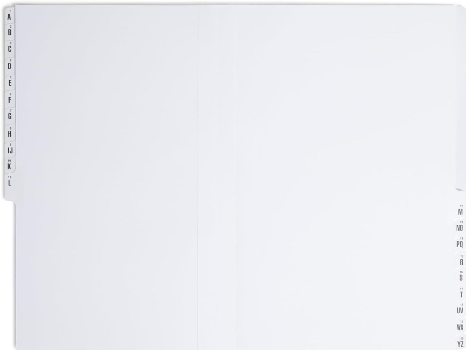 Smead Desk File/Sorter, Alphabetic (A-Z) and Numeric (1-20), 20 Dividers, Legal Size, Dark Blue (89237) image number 6