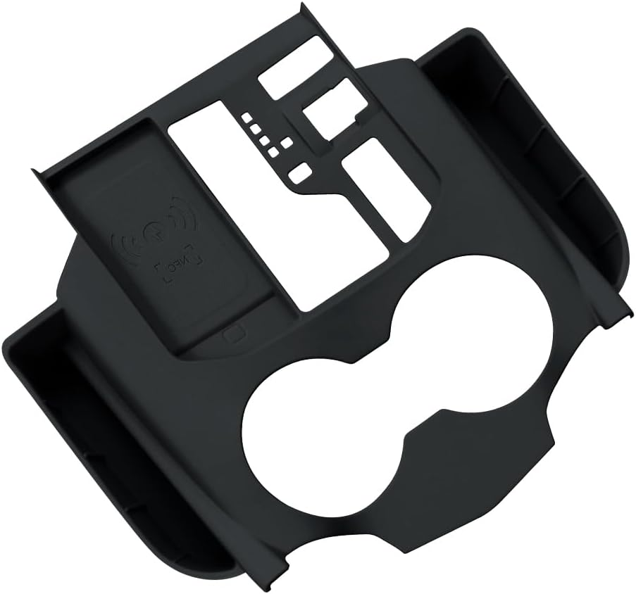 Central Control Silicone Storage Box for 2021 2022 2023 2024 2025 Toyota Land Cruiser 300 Lc300 J300 Seat Gap Storage Box Wireless Charging Silica Gel Pad Internal Modification Accessories ((Black) image number 4