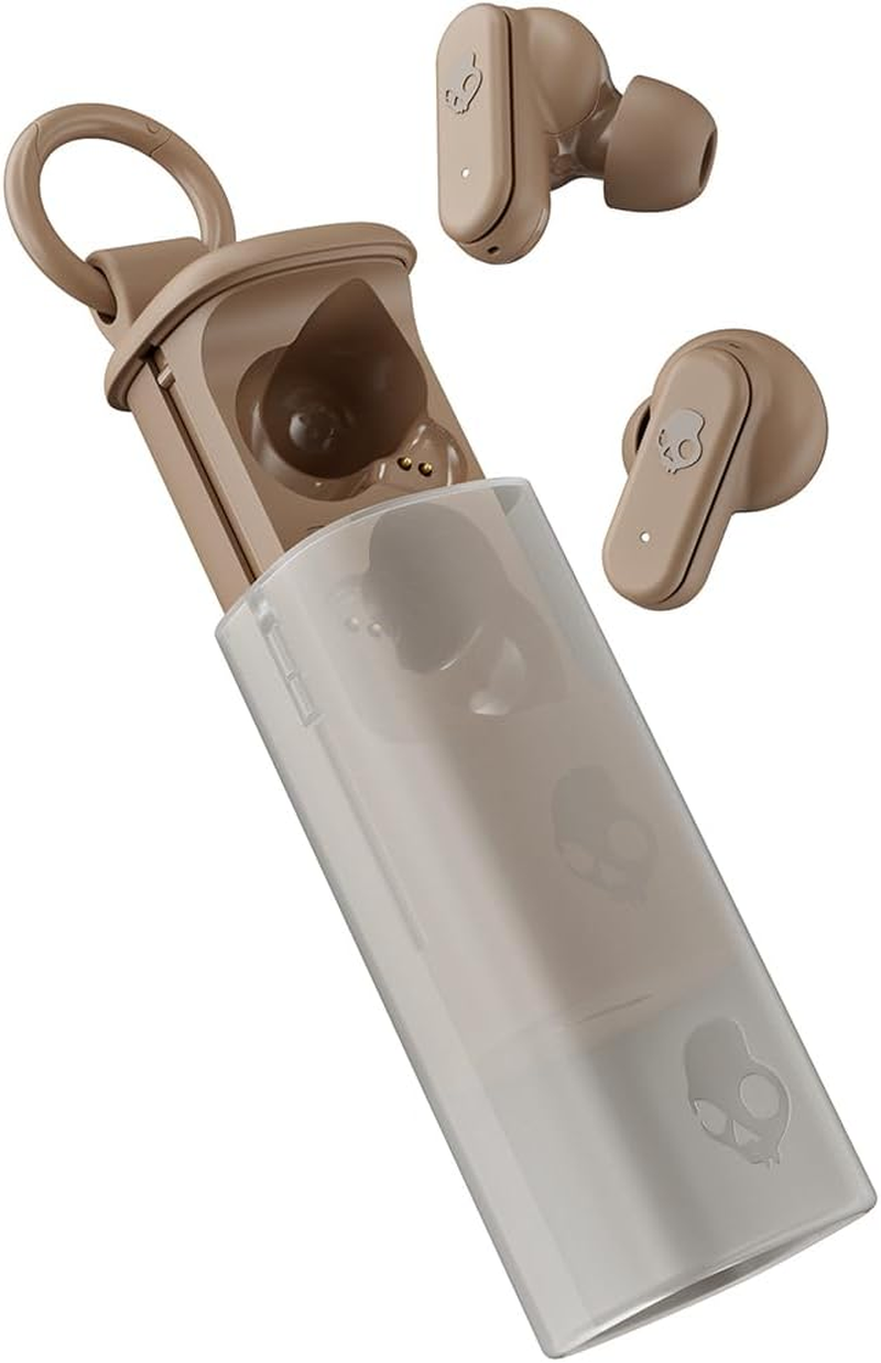 Skullcandy Dime Evo In-Ear Wireless Headphones, 36 Hours Battery Life, Micro, Compatible with Iphone, Android and Bluetooth Devices - Beige image number 3