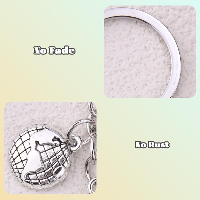 Pilot Birthday Gifts for Boyfriend Husband Flight Instructor Gift from Students Graduation Presents for Him Grandson Son Airplane Themed Gift Keychain for Pilots Flight Attendant Gifts for Men Pilot image number 2