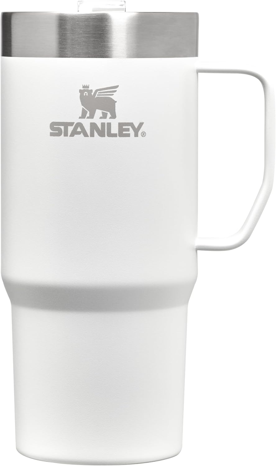 Stanley Everyday Camp Mug 16 Oz | Press Fit Drink through Lid | Cup for Coffee, Tea and Drinks | Insulated Stainless Steel Coffee Mug | Bpa-Free | Rose Quartz
