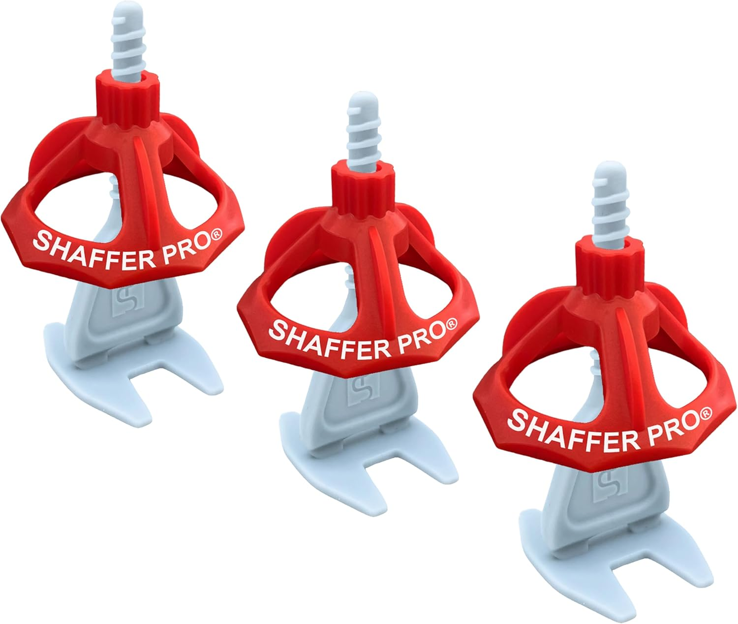 Self Levelling Tile Spacers 4Mm | 200 Tile Spacers + 100 Reusable Dials | Shaffer Pro | Screwing Levelling System | Self Levelling Wedge for Tile Grout | For image number 5