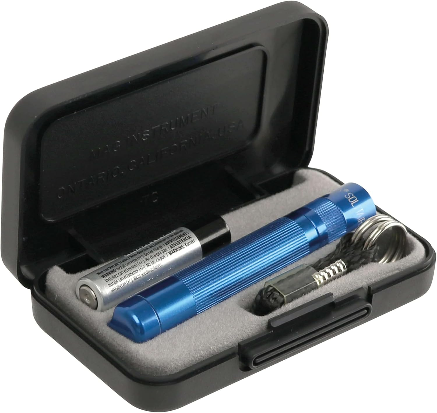 Maglite J3A112 Solitaire LED 1-Cell AAA Flashlight, Blue