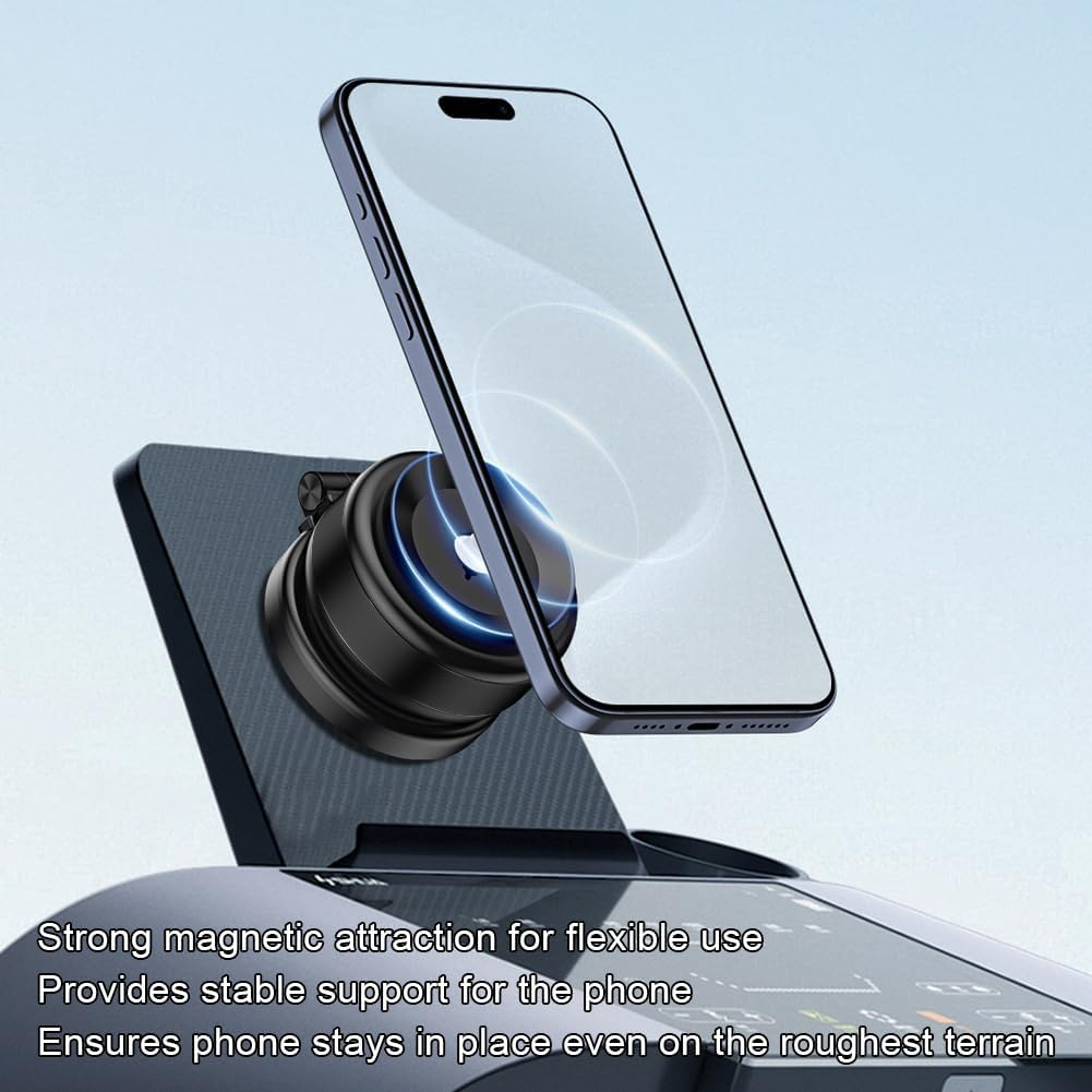 For Magsafe Suction Cup Navigation Stand Bracket 360&deg; Rotatable Vacuum Adsorption Suction Cup Bracket Electric Vacuum Swivel Stand for Iphone 16/15/14/13/12 plus Pro Max Mini image number 4