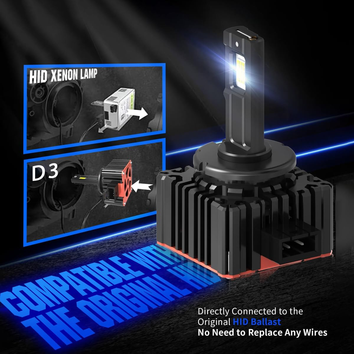 D3S LED Globes (Pair) - Professional Grade Xenon to LED &ndash; Plug & Play (No Rewiring Needed) &ndash; Backed by the Pro Vision Lighting&trade; 3-Year Warranty - Australia Wide. image number 4