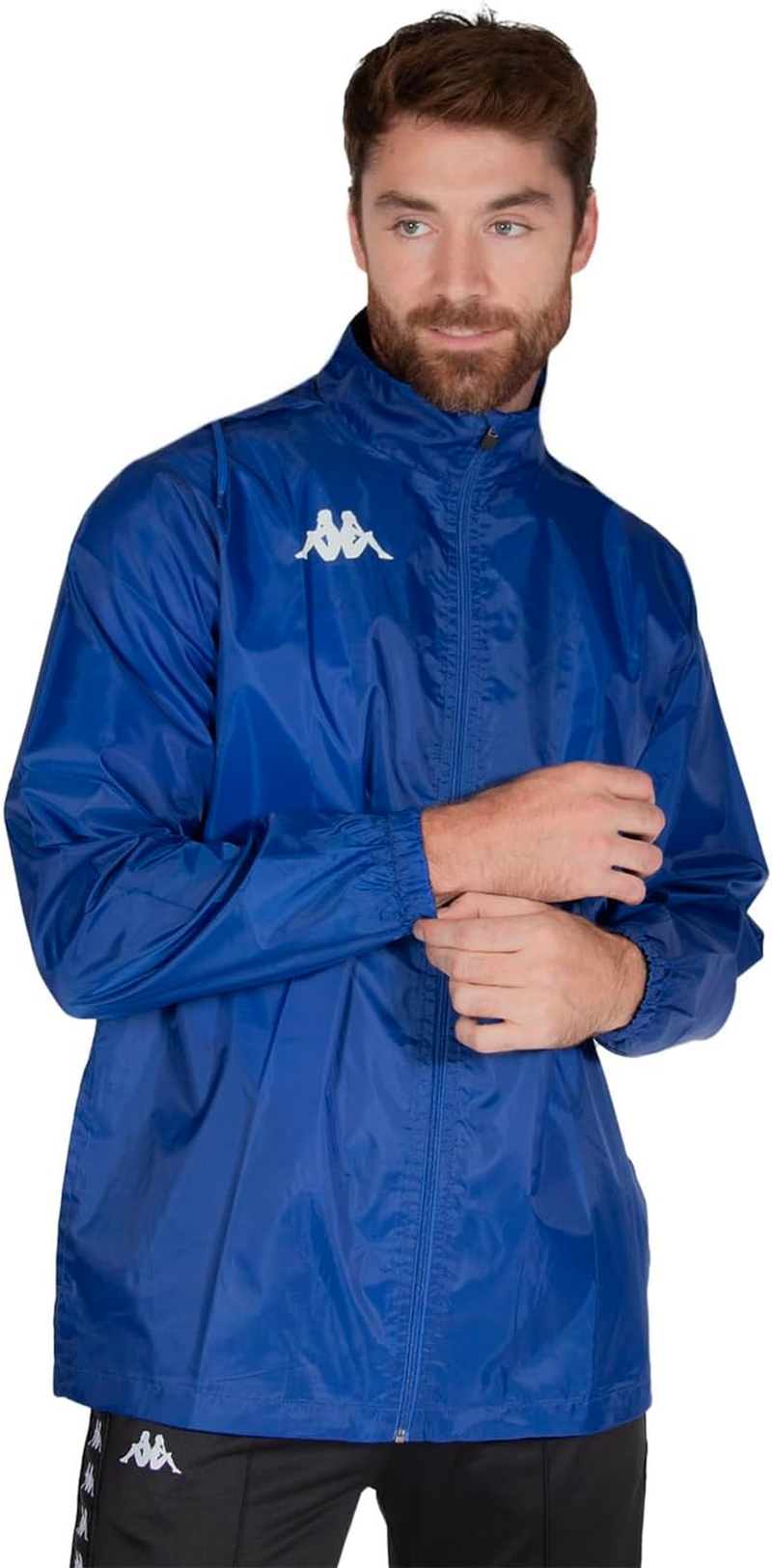 Kappa Mens Training Wister Black Soccer Peformance Jacket