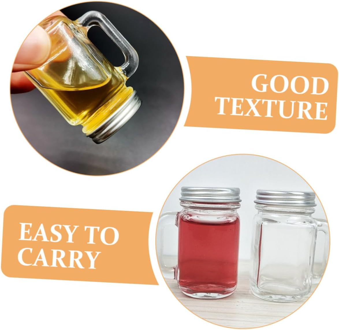 16Pcs Mini 60Ml Glass Perfume Bottle Set Essential Oil Container Empty Bottles Refillable Travel Size image number 1