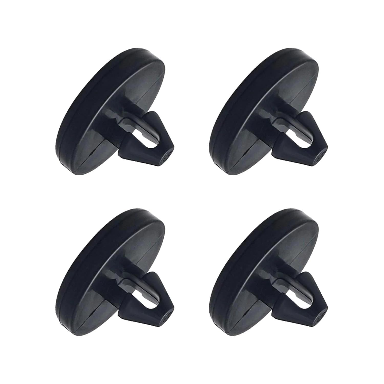 Brake Pedal Stopper 4 PCS, Car Truck Auto Brake Pedal Pad, Universal Fit, Compact Size, Durable Design, Light Switch Stopper, Compatible with Most Cars, Black, Easy to Use, Replacement Part &ndash; Ruibex image number 2