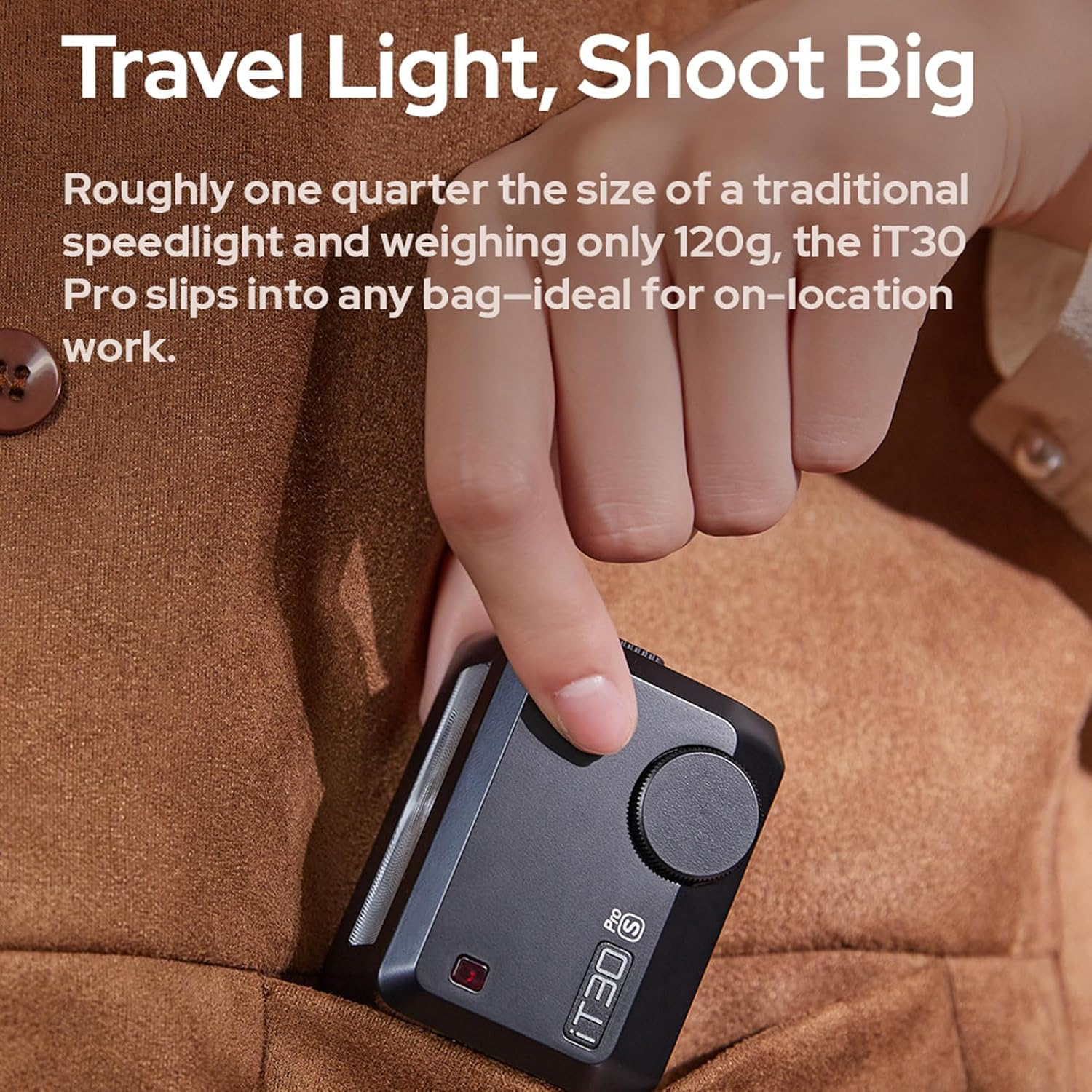 Godox Mini It30Pro S It30 Pro S for Sony TTL Flashlight Wireless Touch Screen Portable Flashlight HSS 1/8000 Second Compatible with Mirrorless Cameras External Flash Compatible for Sony image number 4