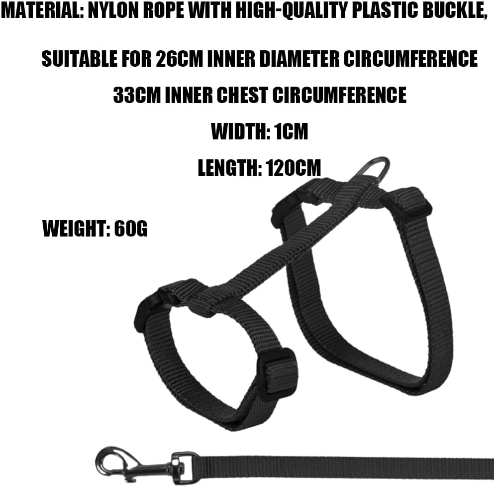 Cat Carrier with Lead, Adjustable Nylon Transporter, Cat Lead for Cats and Rabbits image number 6