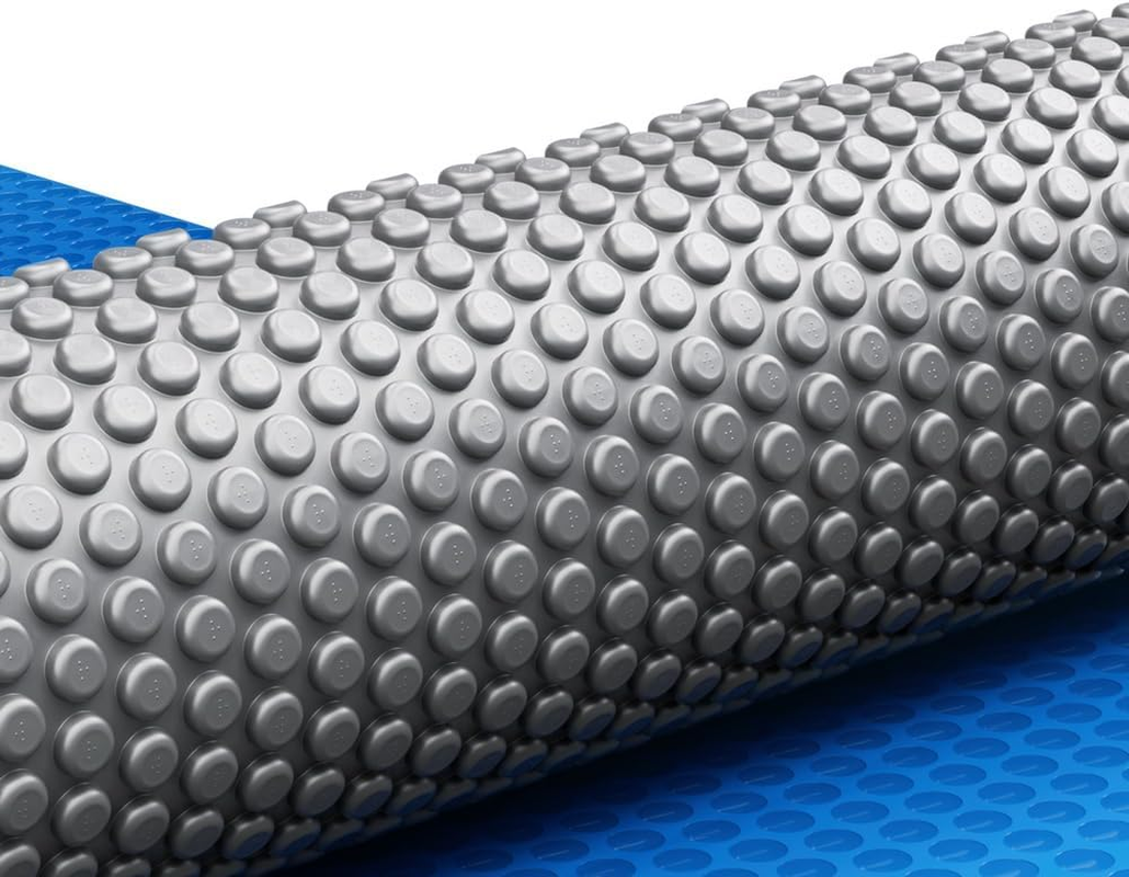 Aquabuddy Pool Cover 600 Micron Bubble Heat Solar Blanket Blue Silver 11X6.2M image number 6