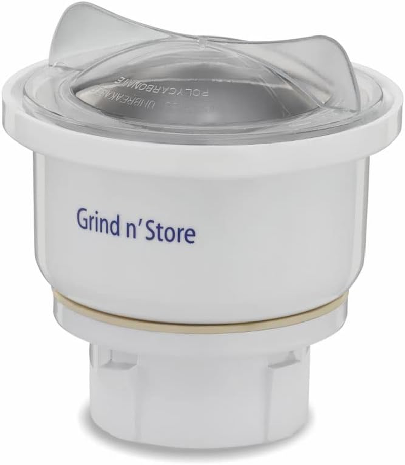 Preethi 0.4-Liter Grind N' Store Blue Leaf Chutney Jar image number 3