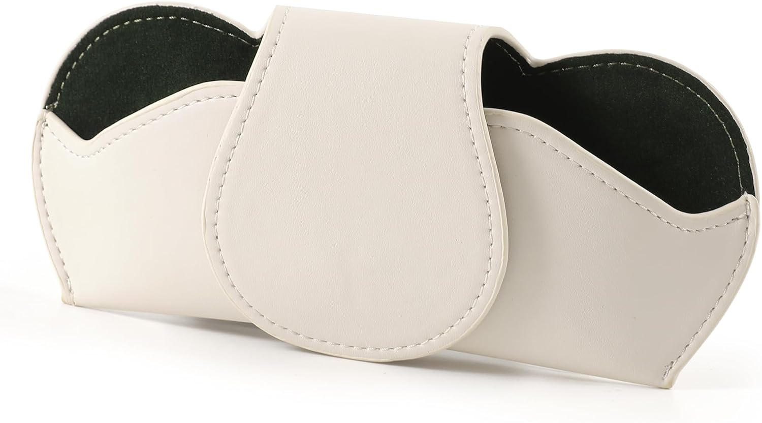 KINIVA Sunglass Clip for Car Visor,Car Sunglass Holder,Magnetic Glasses Case for Car Accessories Organizer - Burgundy image number 4