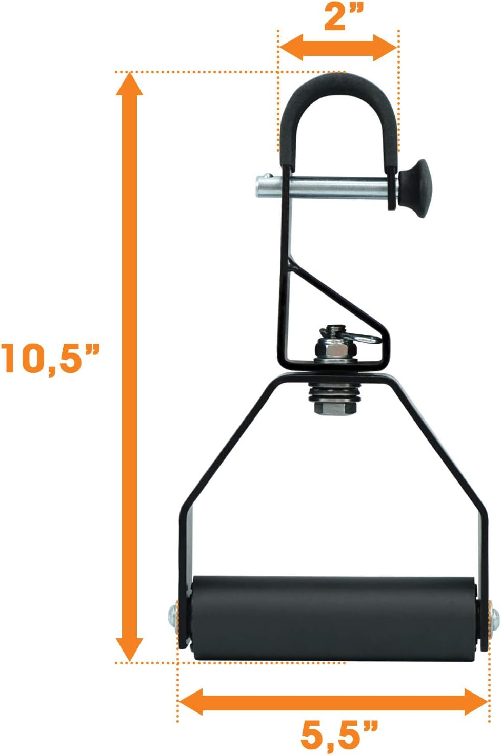 Yes4All Rotating Pull up Handles - Non Slip & Foam Grips - Support up to 300 Lbs (Pair) image number 1