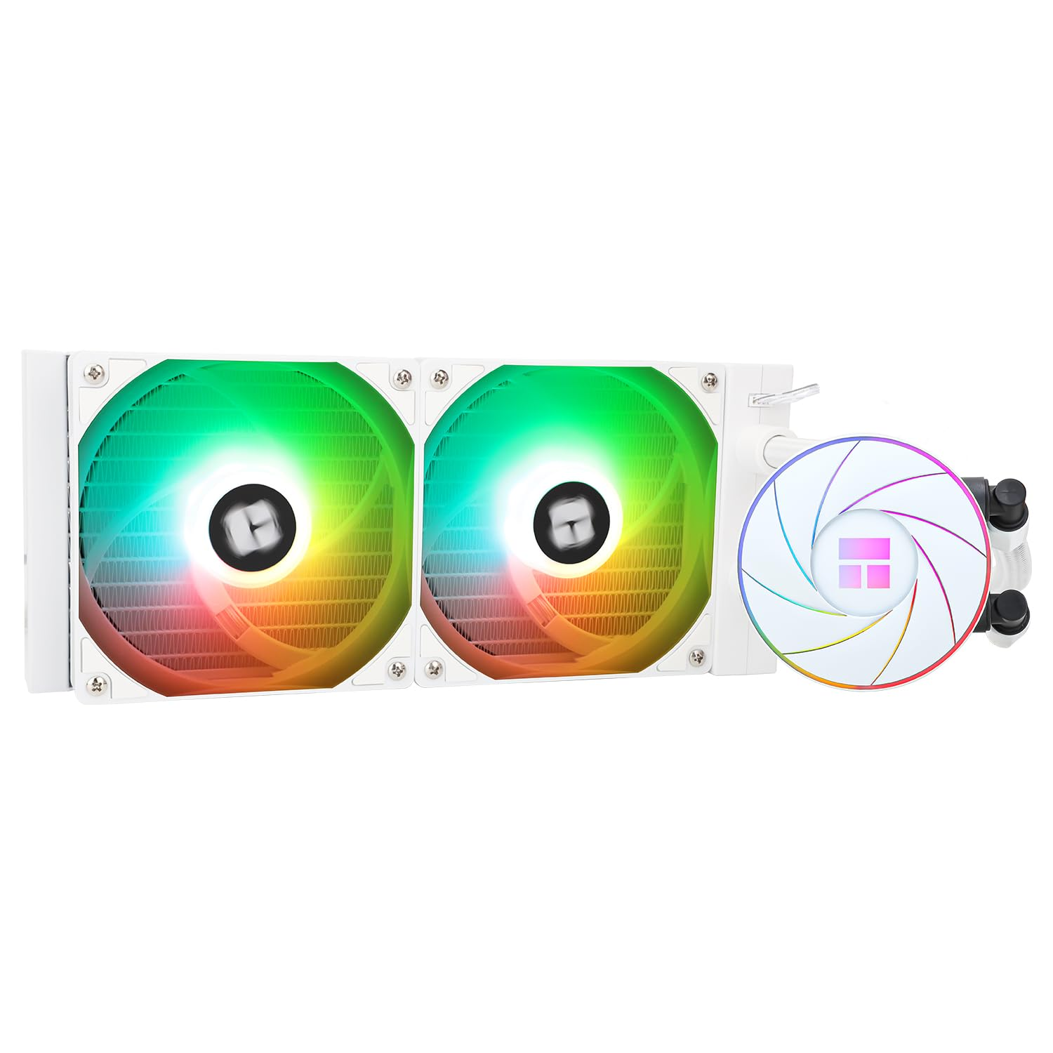 Thermalright Aqua Elite 240 ARGB White V4 CPU Water Cooling,White Aio CPU Cooler, 240 Cooling Row Size,Double PWM Fans with S-FDB Bearings,For Amd/Am4/Am5,Intel LGA1851/1150/1151/1200/2011/ 1700 image number 1