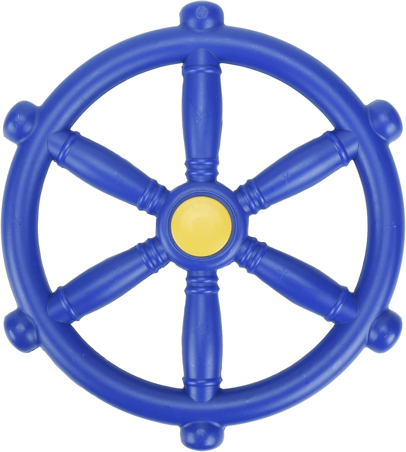 Kids Playground Steering Wheel, Swingset Steering Wheel Attachment, Pirate Ship Wheel for Jungle Gym or Swing Set Blue image number 3