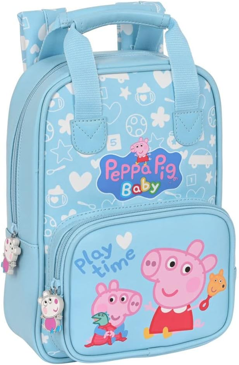 Safta Unisex Children'S Mochila Infantil Con Asas Pig Baby 20 X 28 X 8 Cm Children'S Backpack with Handles, Peppa Pig, 20 X 28 X 8 Cm, Colourful, Colourful, Est&aacute;ndar image number 1