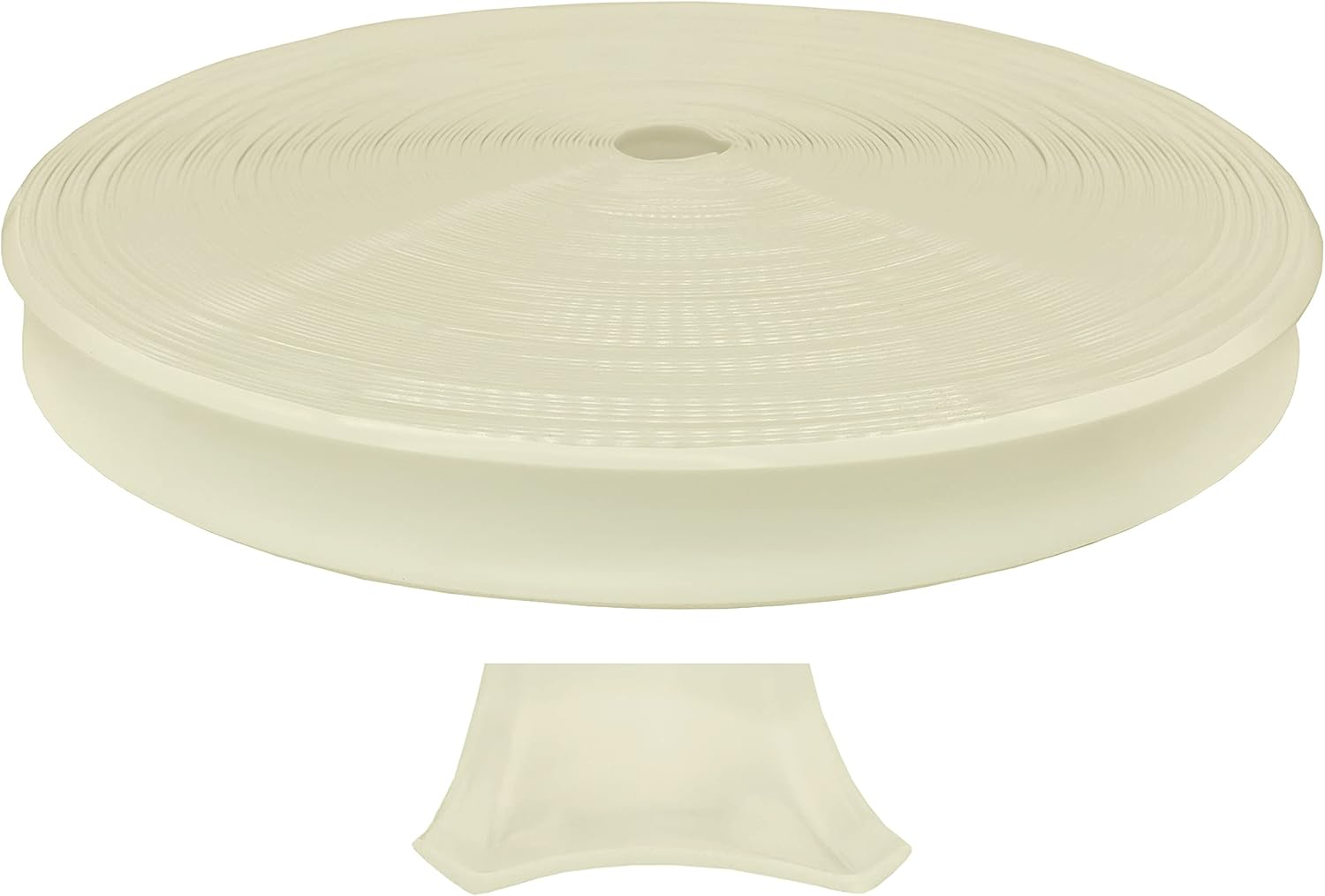 Autmotive Authority 1" Insert Molding Trim Screw Cover RV Camper Travel Trailer 100 Ft White