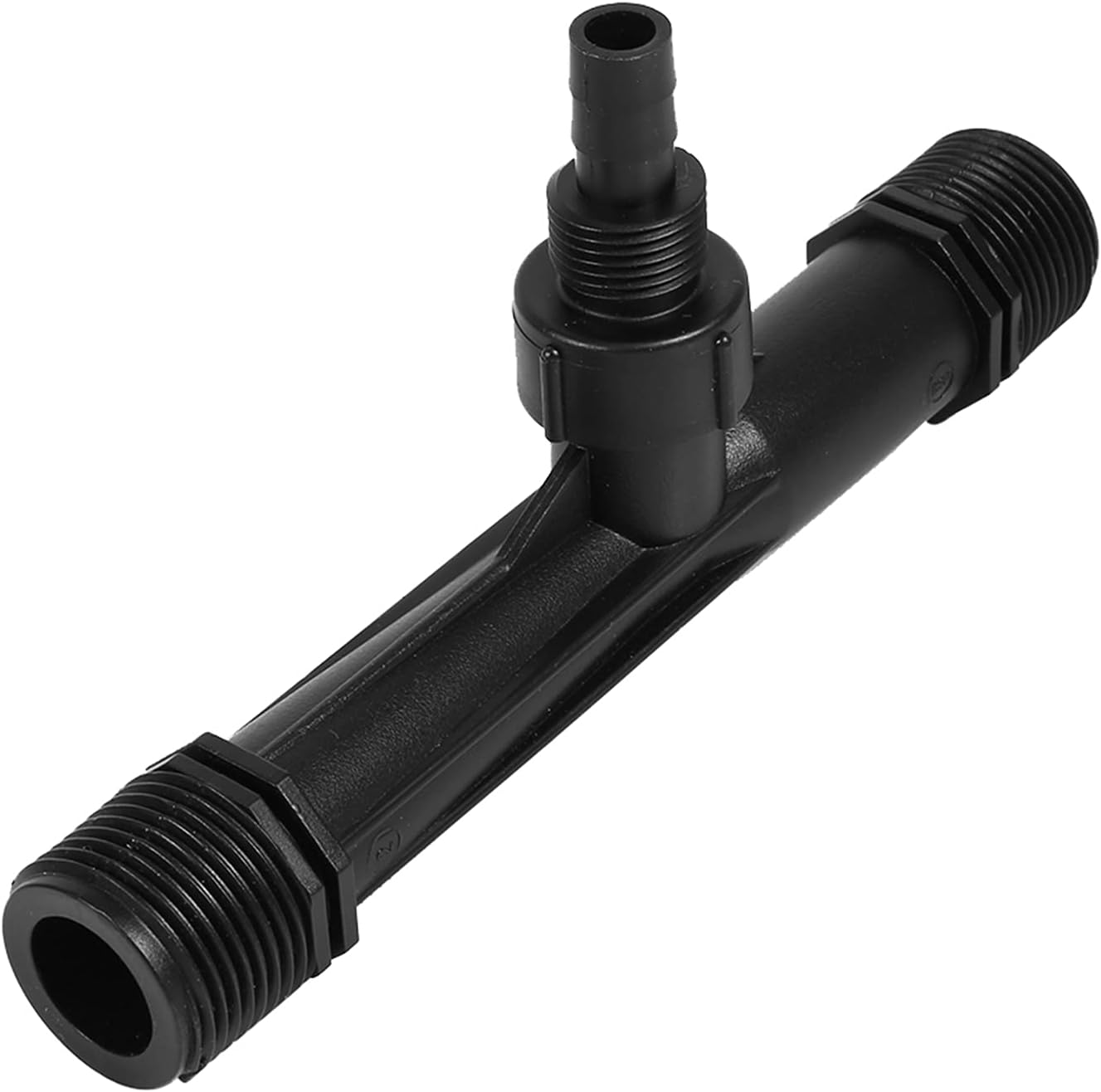 Joyzan Fertilizer Injector, Venturi Fertilizers Water Tube Venturi Injection with Check Valve Gas Liquid Mixing Injector Garden Irrigation Agriculture Tool for Ozone Generator Sewage Treatment Dosing image number 1