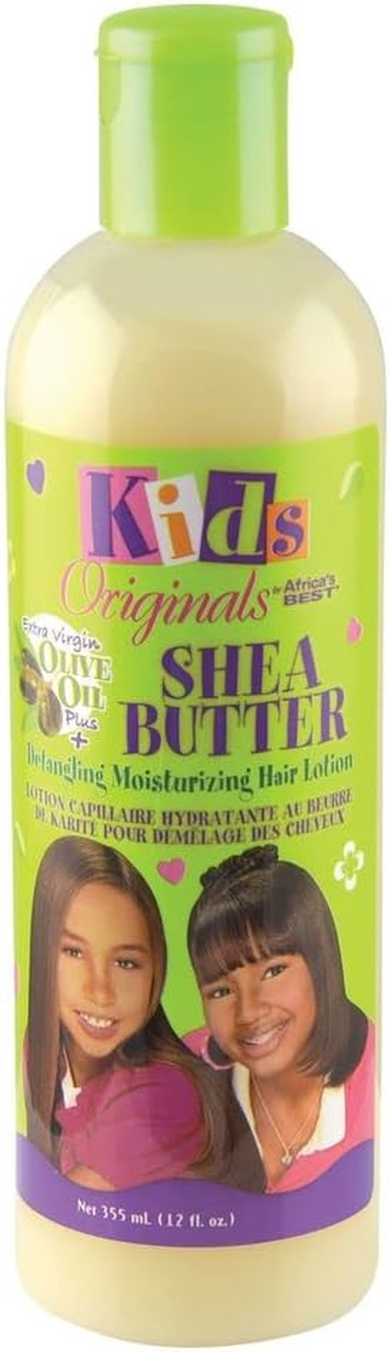 Africas Best Kids Orig Lotion Shea Butter Detangling 12 Ounce (354Ml) image number 3