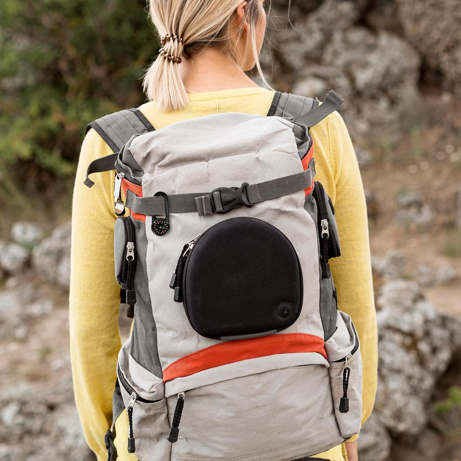 TEAONE Clip on Compass, 6 PCS Black Heavy Duty Compass for Traveling, Hiking, Backpacking (6.9 X 3Cm/2.71 X 1.18In) image number 6