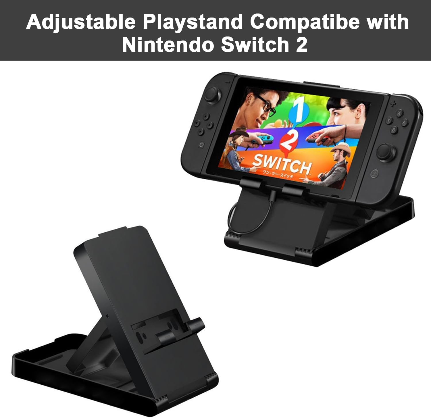 Switch 2 Accessories Set for Nintendo Switch 2 (2025),Portable Switch Accessories Bundle Carry Case & Protective Case Cover, Screen Protector,Thumb Grip Green,Stand & Card Case image number 4