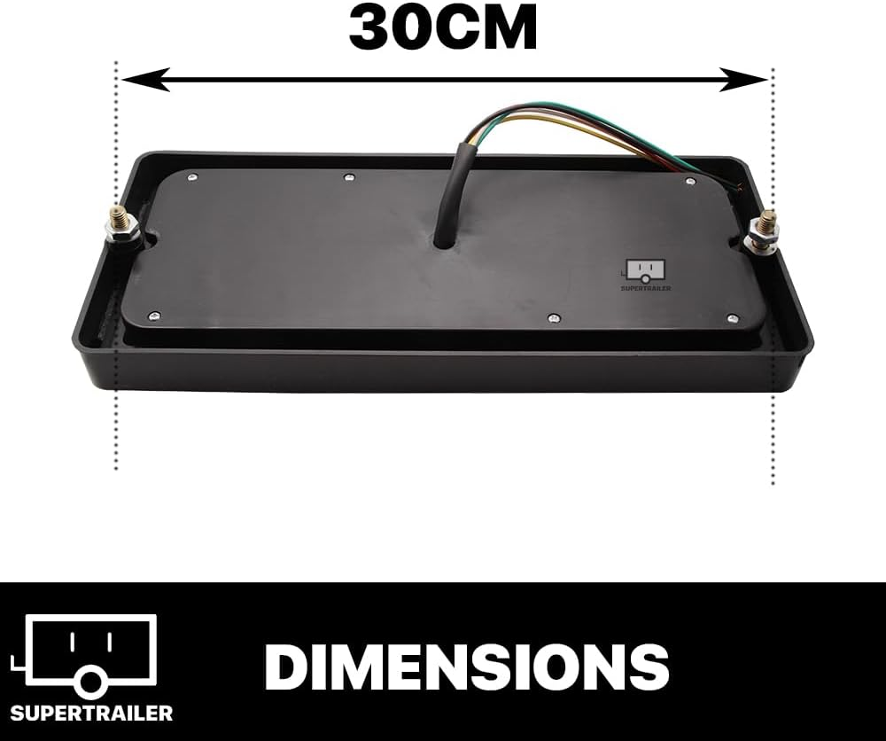 Supertrailer 2X 44 LED Tail Lights Trailer Ute Caravan Truck Stop Indicator Rear LAMP 10-30V image number 1