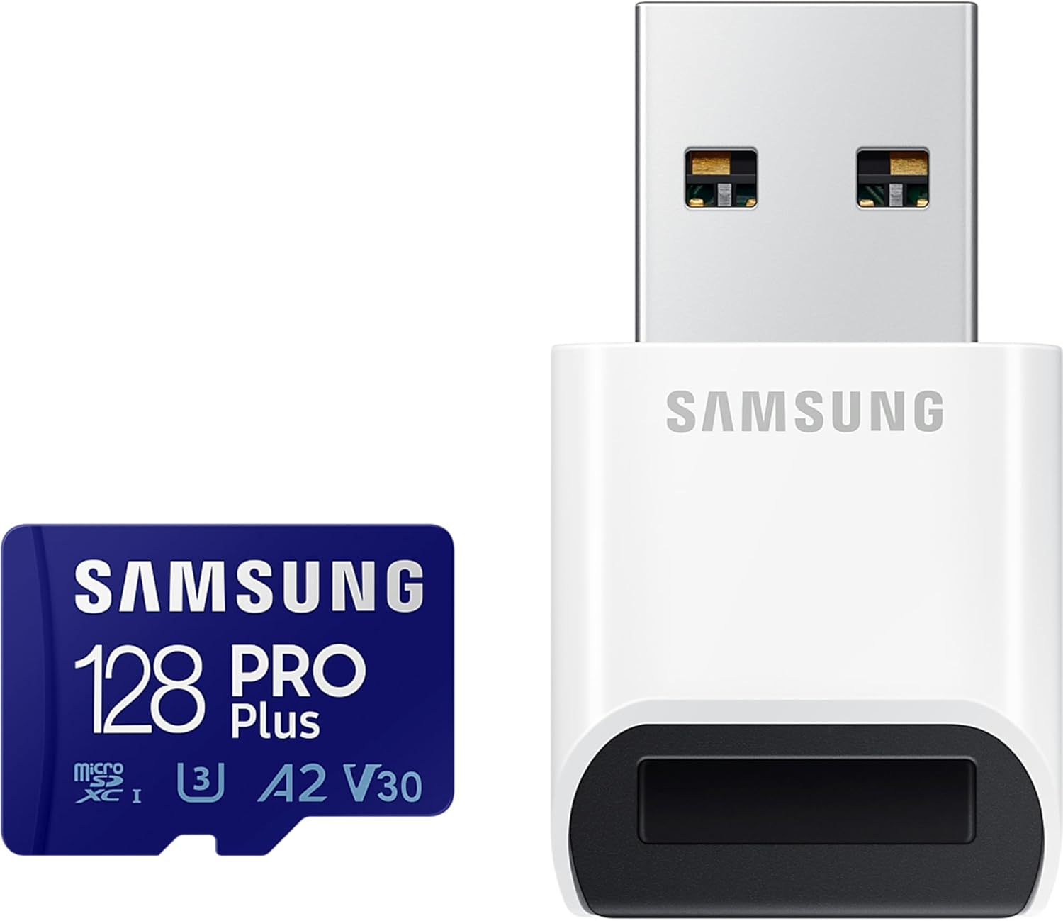 Samsung PRO plus Microsd Card + USB Card Reader, 128 GB, for Mobile Gaming on Smartphones, Tablet and Handheld Consoles, UHS-I U3, Full HD & 4K UHD, 180 Mb/S Read, 130 Mb/S Write, MB-MD128SB/WW image number 6