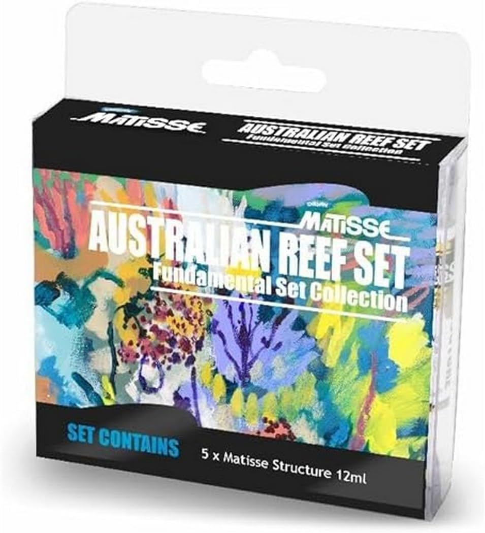 Matisse Structure Australian Reef Fundamental Mini Colour Set 12 Ml (5-Pieces Set)
