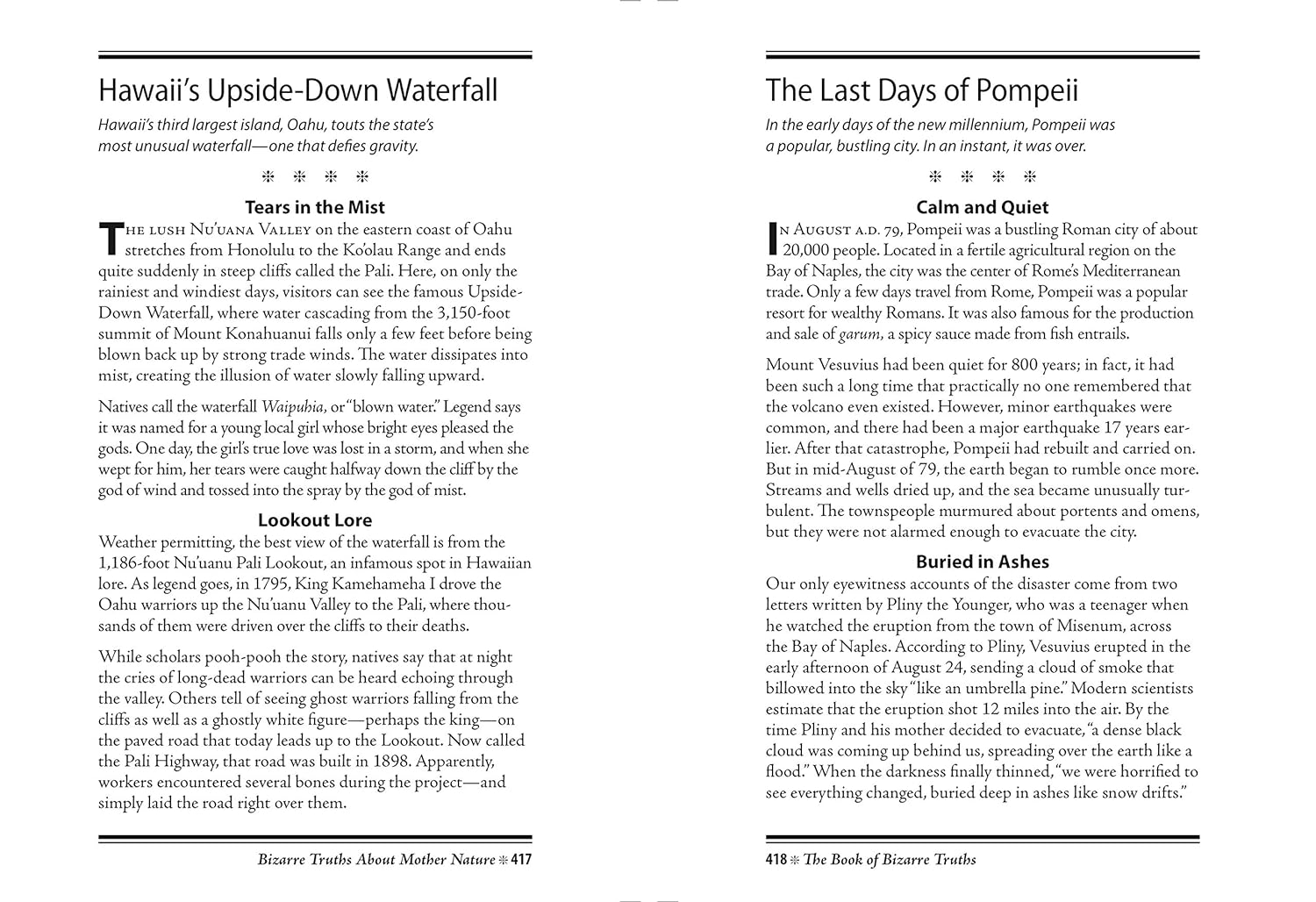 The Book of Bizarre Truths: Big Book of Provocative Questions & Myth-Busting Answers Hardcover Gift for Trivia Buffs, Curious Minds, Skeptics & Knowledge Seekers image number 3