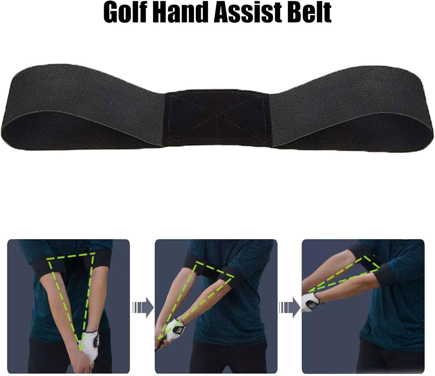 Xolixorium Pro Golf Swing Arm Band Training Aid &ndash; Elastic Swing Corrector for Beginners &ndash; Improves Arm-Body Connection &ndash; Lightweight Golf Posture Trainer &ndash; Unisex Fit
