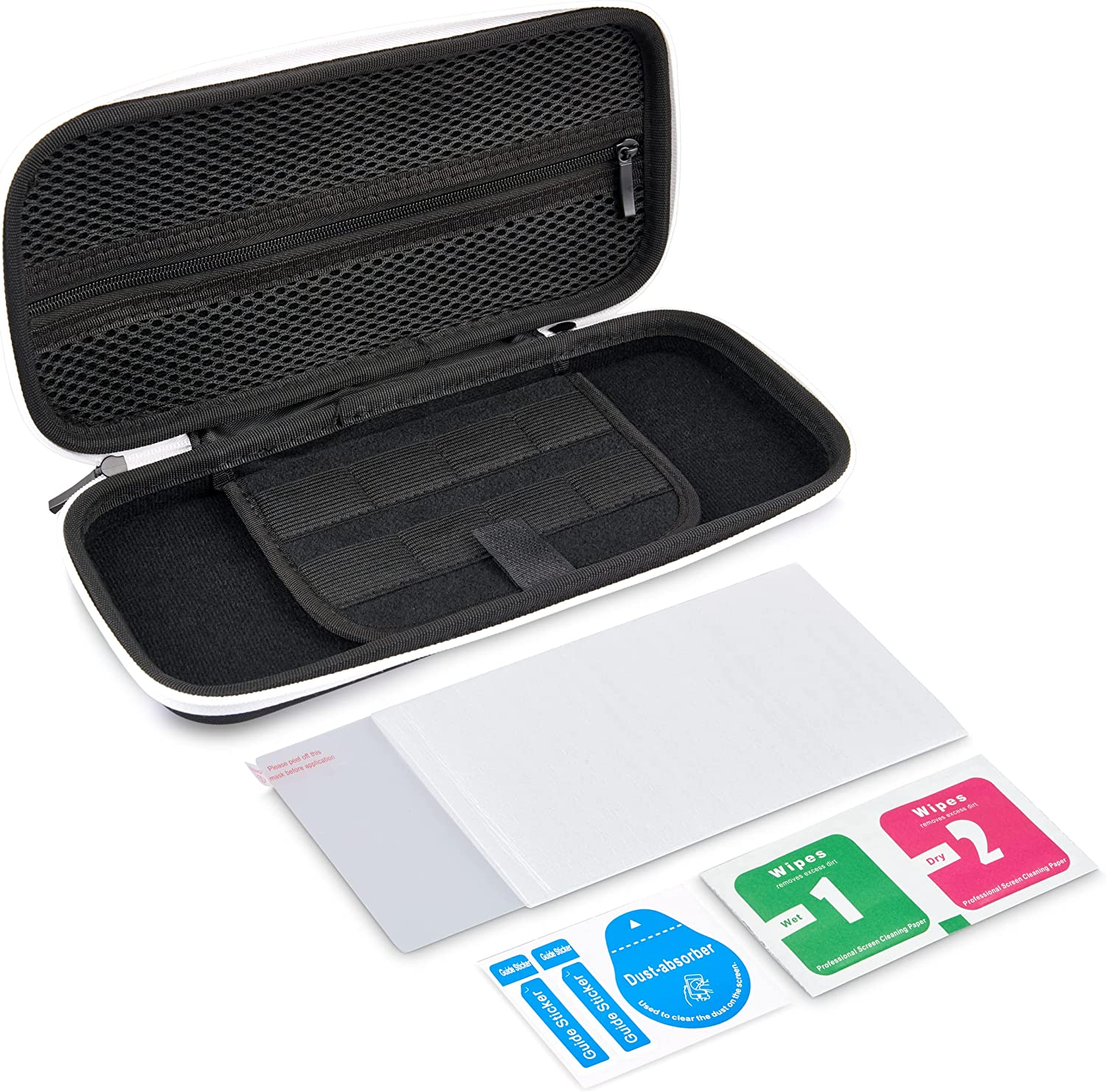 3Rd Earth Nintendo Switch OLED Bundle - Nylon Carry Case & 9H Glass Screen Protector