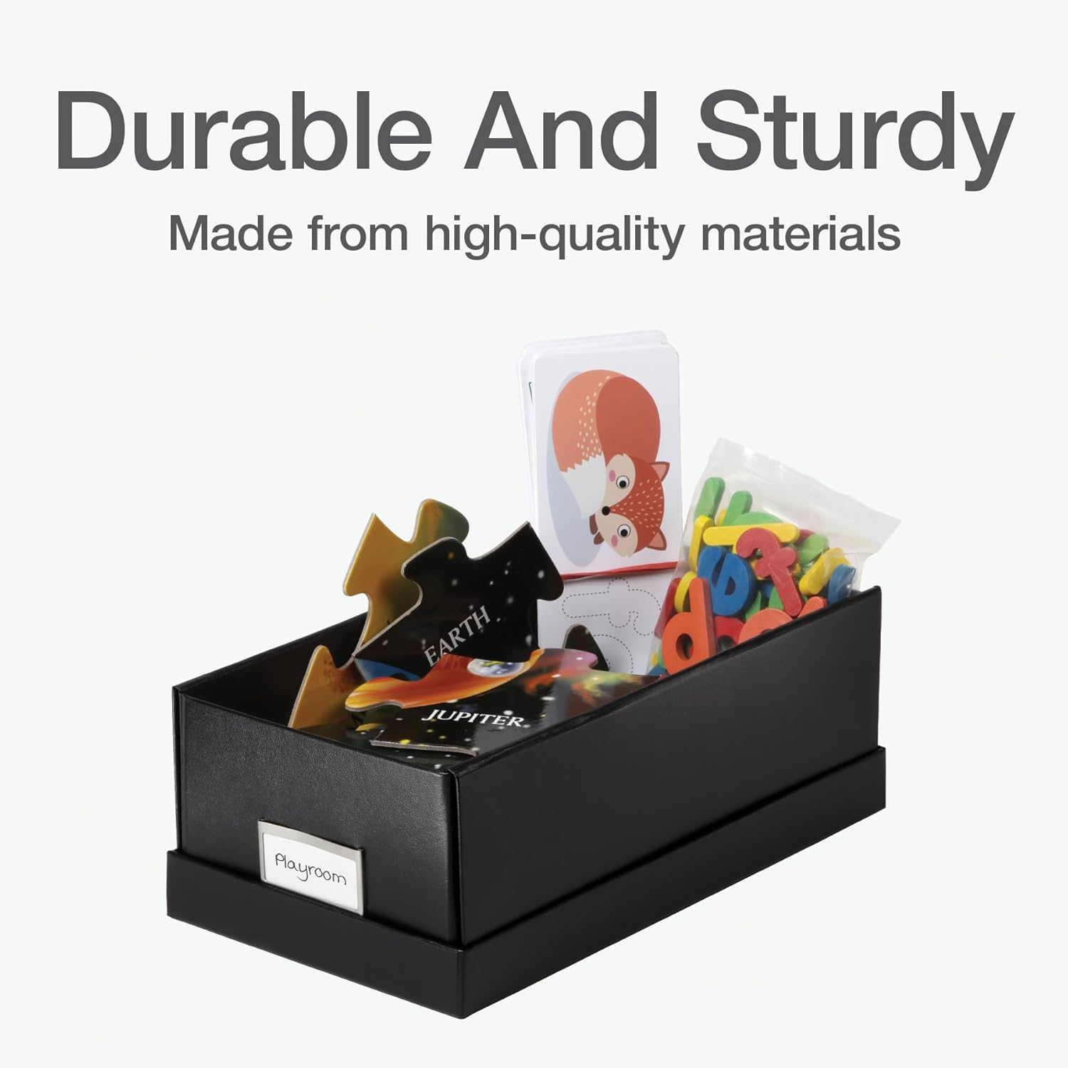 Oxford Keepsake Box, Protective Storage Box, Home and Office Organizer, Photo Storage Box, Souvenir Organizer, Small, 6" X 12" X 4 1/4" (41789) image number 4