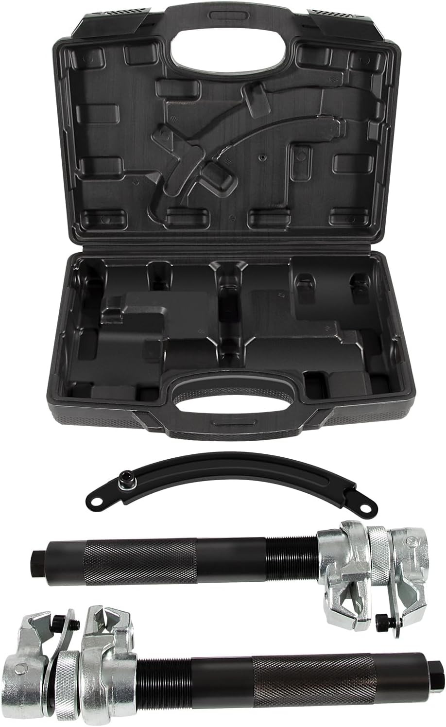 Upgrade Coil Spring Compressor Tool Automotive, Heavy Duty Macpherson Strut Spring Shock Absorber Compressor Set with Safety Jaws and Holder, Max Load.2645Lb for Car Motorcycle Truck ATV UTV image number 6