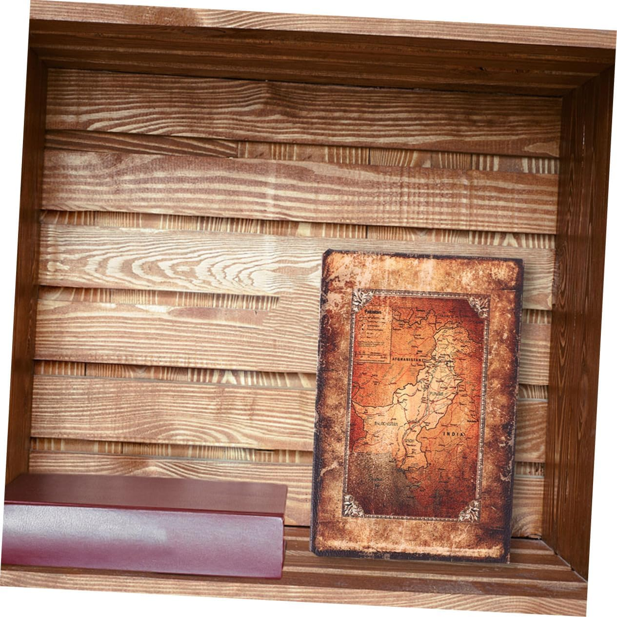 CLISPEED Vintage Book Shape Jewelry Storage Box Key Organizer Book Boxes for Home Decor Key Container image number 6