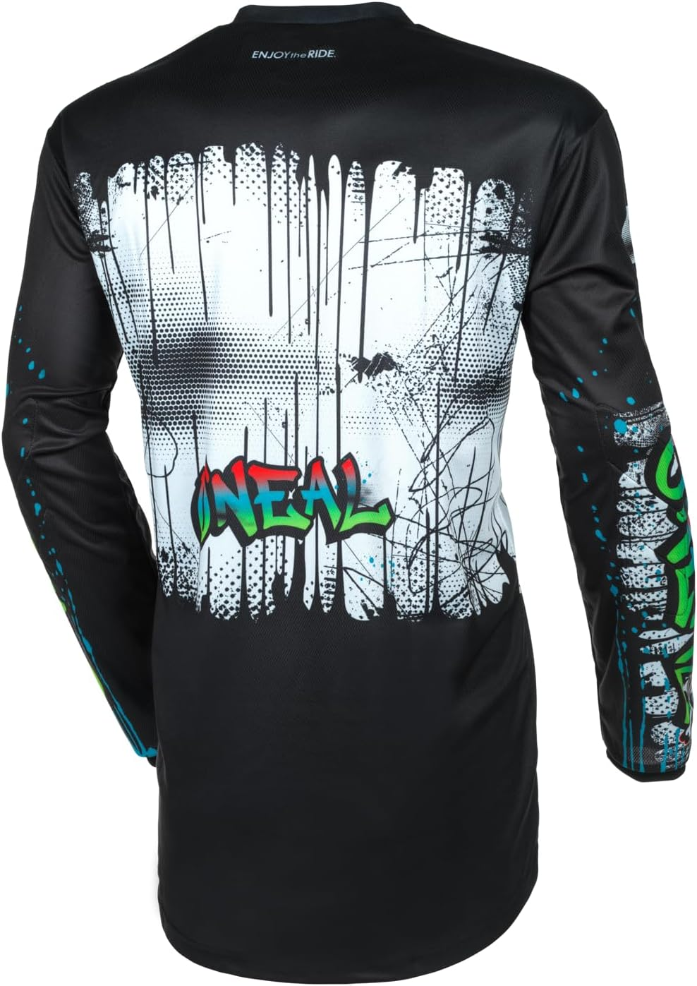 O'Neal Boys Element V.24 Youth Dirt Bike Jersey, Black/White, Large US image number 2