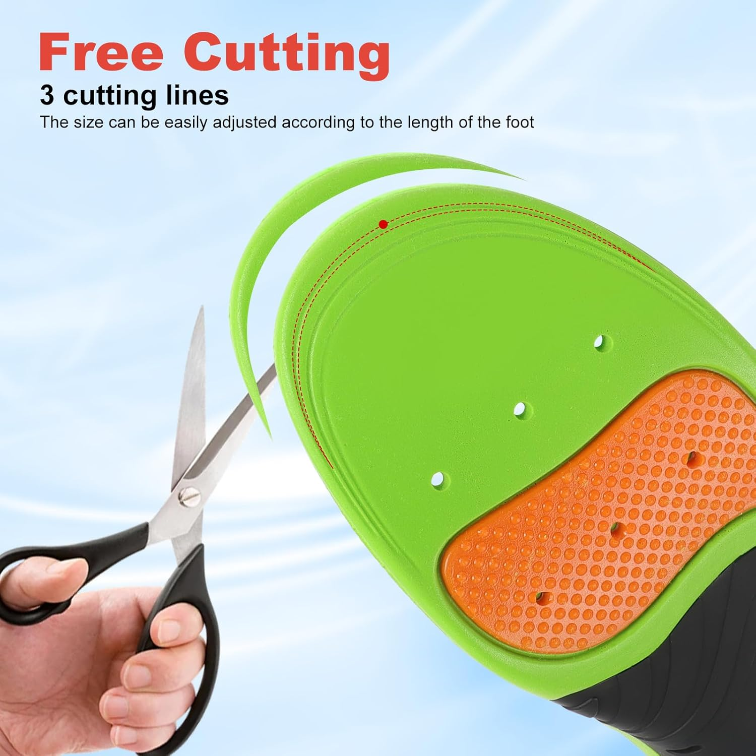 Arch Support Insoles for Men and Women, Insoles for Flat Feet, Orthotic Insole for Flat Feet and Arch Pain(Xs(Eu 37-39),Blue)