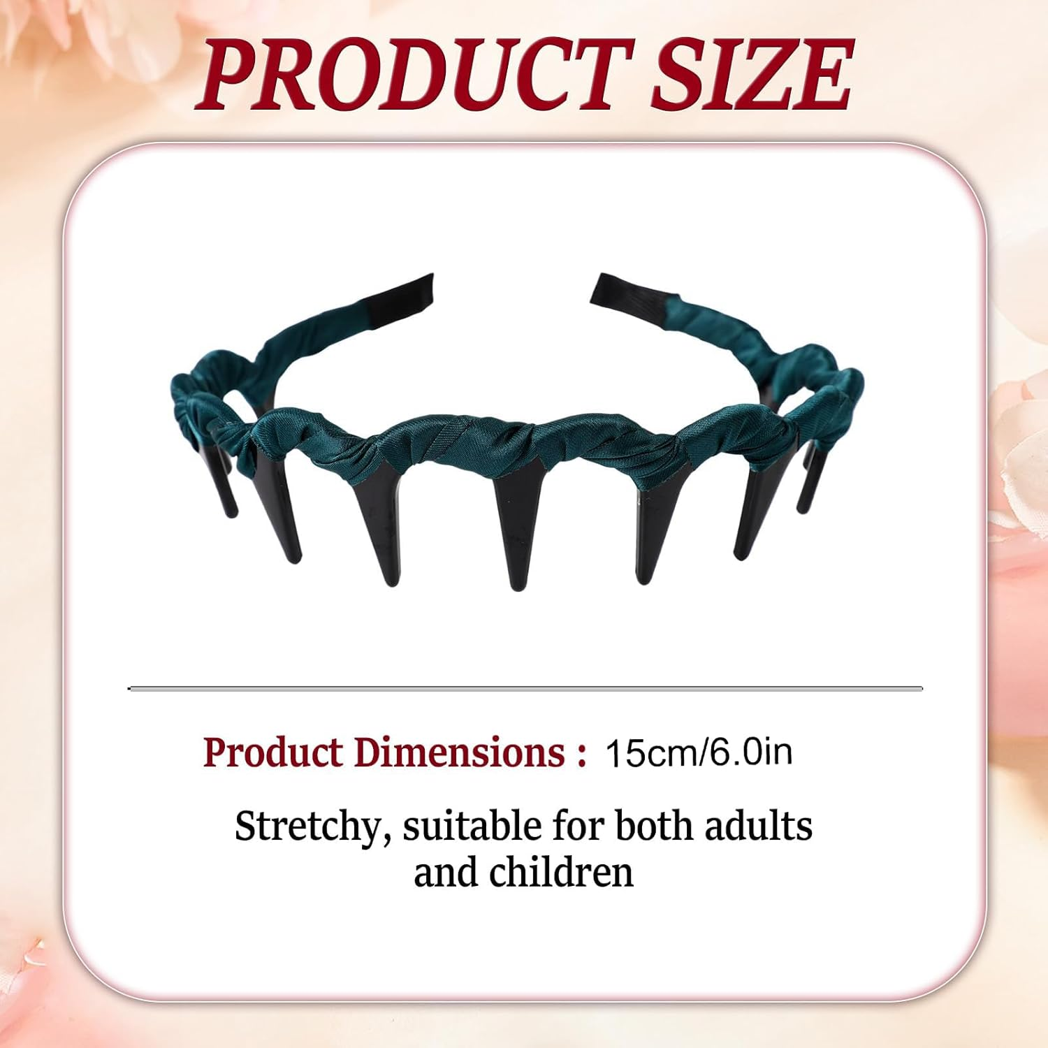 Xanthelle Women'S Hair Band, Zigzag Headband with Zigzag, Zig Zag Headband, Hair Bands, Elegant Headband for Women and Girls image number 2