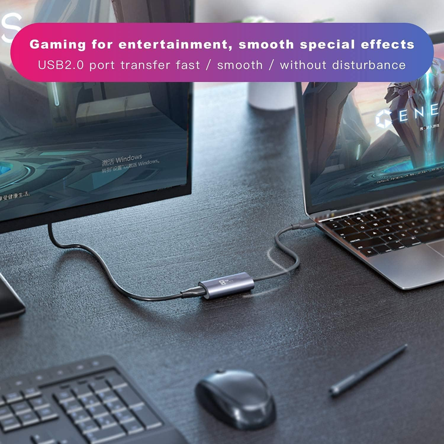 New Type-C HDMI Video Capture Card USB3.1 Game Video/Audio Live Streamer