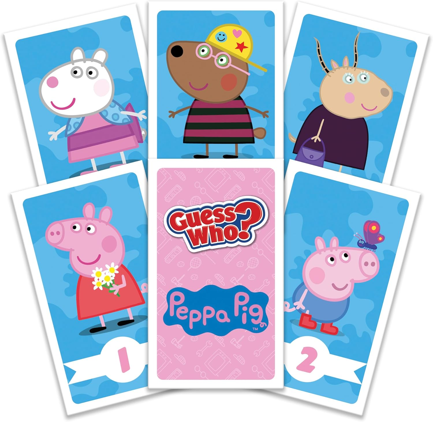 Winning Moves Guess Who? Peppa Pig Edition - Guessing Board Game about Your Favourite Characters from Peppa Pig - 2 Players Aged 6+ image number 3