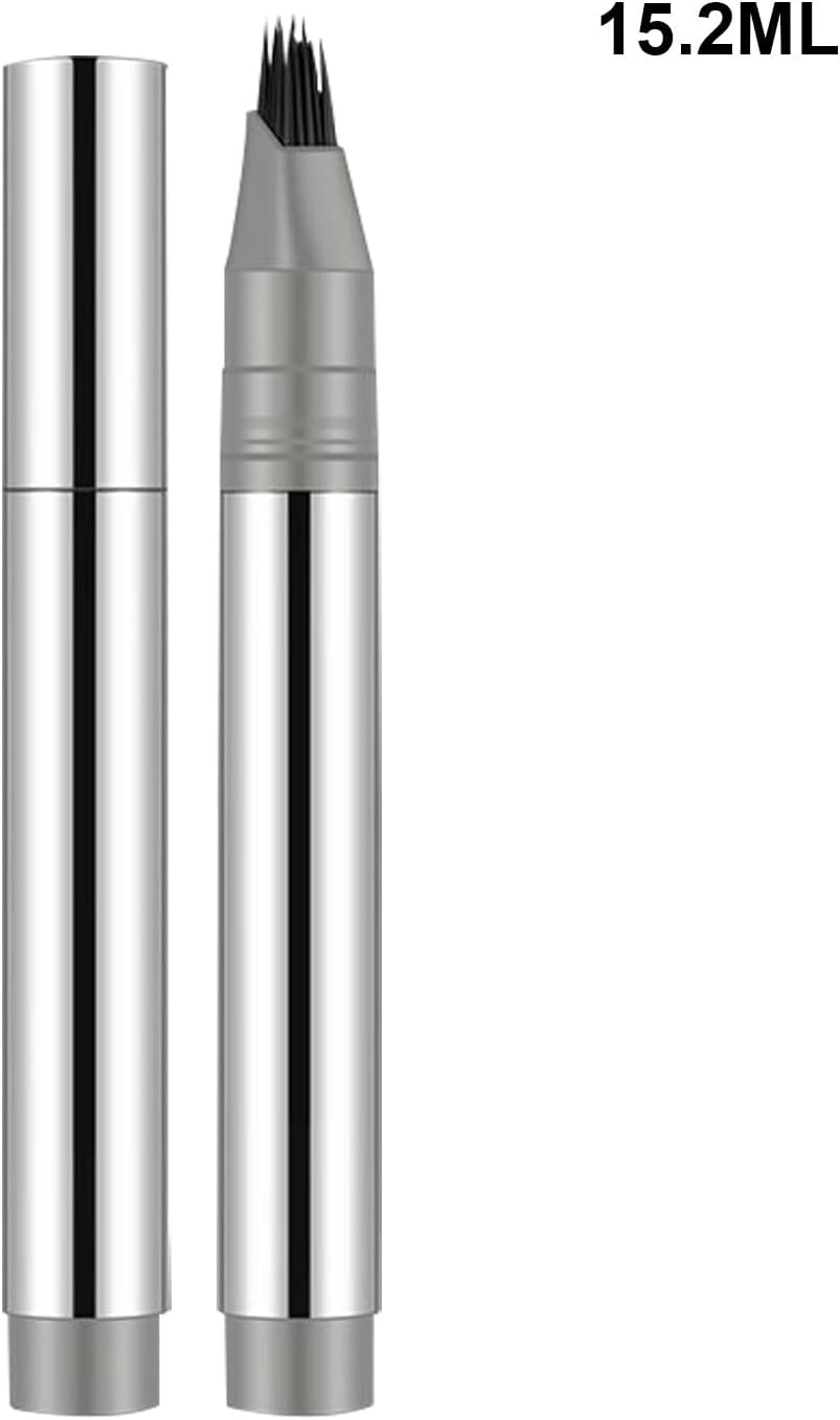 Liquid Brow Pencil - Eye Brows Pen | Eyebrow Filler Pencils | Multi-Fork Tip M Icroblading Eyebrows Pens | 2-In-1 Filling Pencils | Smudge-Proof Beauty Supplies | Makeup Accessories for Women Girls