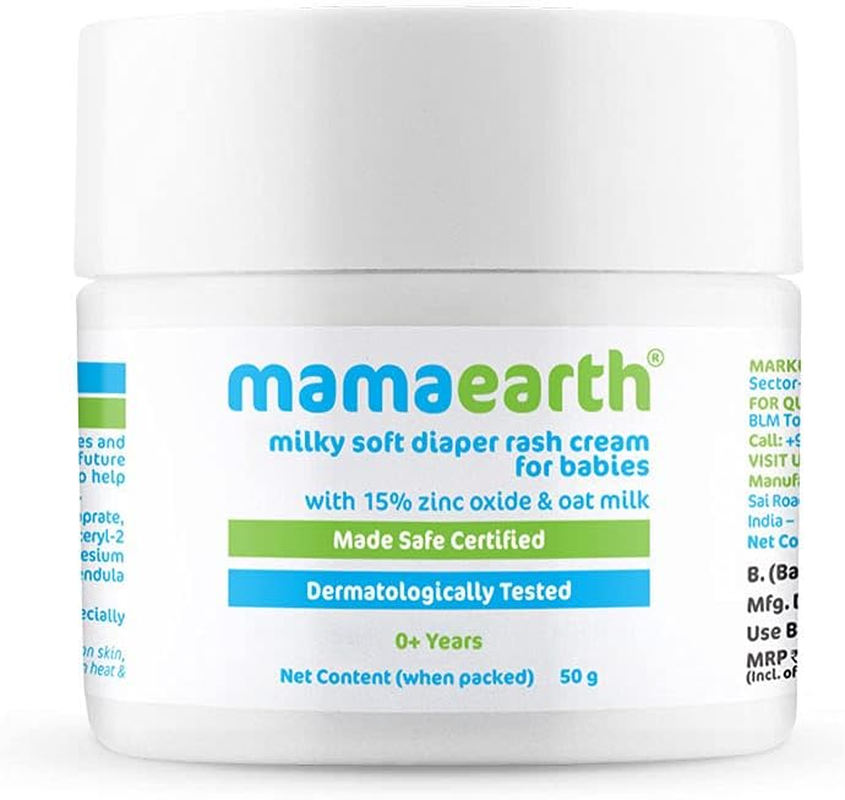 Mamaearth Milky Soft Diaper Rash Cream 50 G image number 1