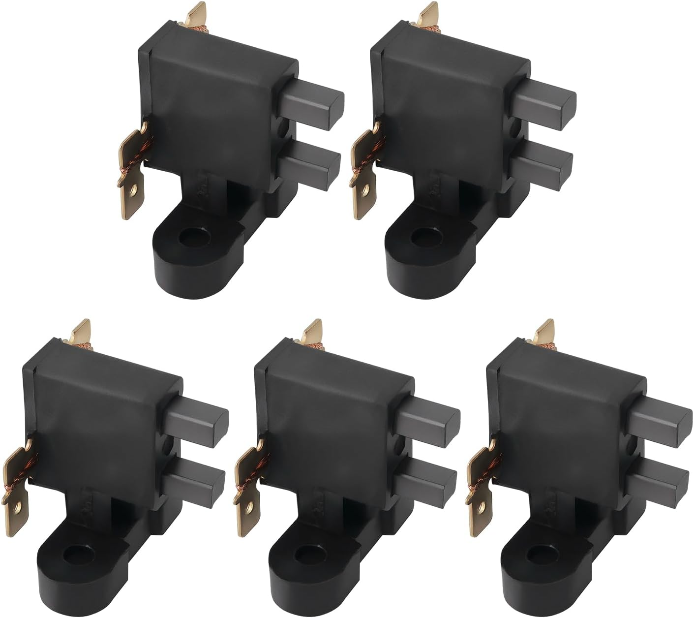 SG Store 5Pcs Carbon Brush Generator Carbon Brush Assembly Compatible with Predator Compatible with Champion Compatible with Generac 6500 8750 24Mm 5-9KW image number 3