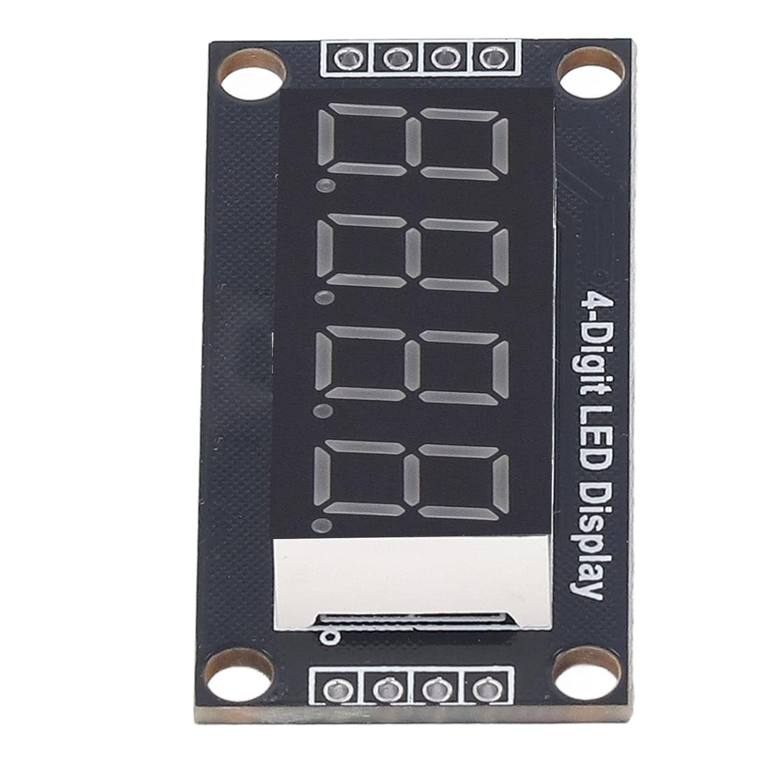 MUNEFE 4 Bits Digital LED Display Module, 4 Digit Tube LED Segment Display Module, 4 Digit 7 Segment Digital Tube LED Display Board for Machine Equipment (Yellow, 0.36In TM1637)