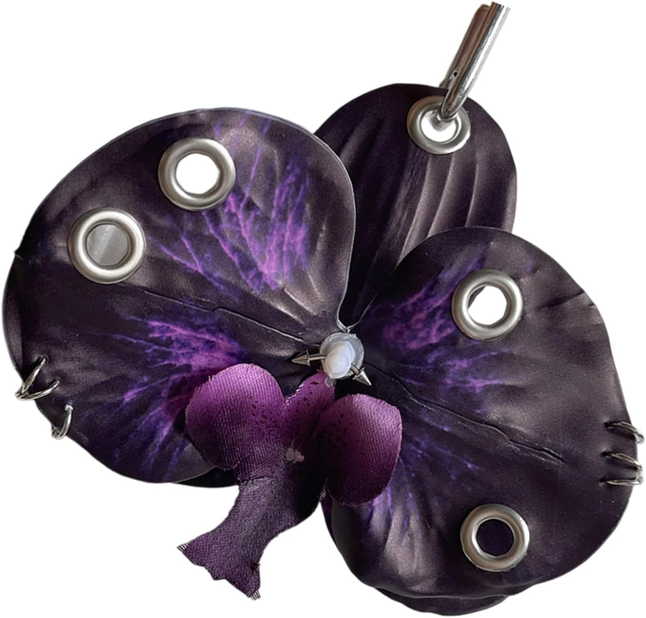 [Xinsheinelry] Artistic Pharaenopsis Shape Reusable Structure Key Chain Pendant Elegant Design Ornament for Practical Decoration Solutions - A image number 2