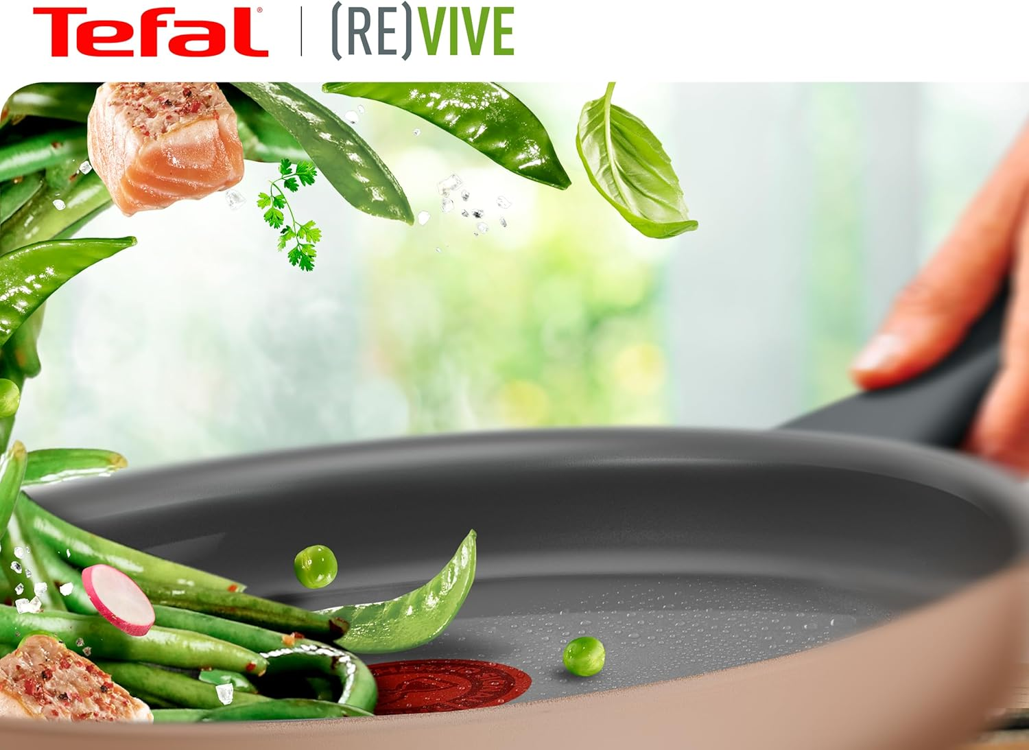 Tefal Revive Ceramic Induction Non-Stick Saucepan 18Cm image number 1