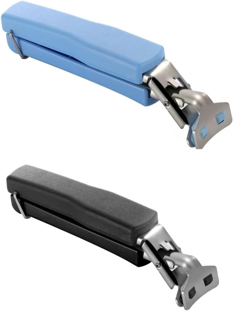 Bowl Gripper Clip Retriever Tongs for Lifting Hot Dishs Bowl Pot Pan Plate from Instant Pot, Microwave, Oven, Air Fryer, Silicone Handle Kitchen Tool (Black+Blue, One Size) image number 5